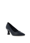 Marco Tozzi Faux Leather Tapered Heeled Shoes, Navy