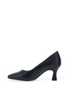 Marco Tozzi Faux Leather Tapered Heeled Shoes, Navy