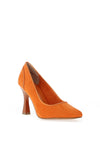 Marco Tozzi Tapered Heel Court Shoes, Orange