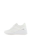 Marco Tozzi Zip Detail Wedge Trainers, White
