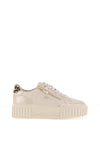 Marco Tozzi Platform Trainers, Beige & Gold