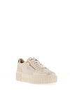Marco Tozzi Platform Trainers, Beige & Gold