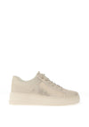 Marco Tozzi Glittered Chunky Elasticated Laced Trainer, Dune Combo