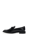 Marco Tozzi Patent Chain Loafers, Black