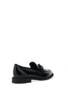 Marco Tozzi Patent Chain Loafers, Black