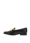 Marco Tozzi Leopard Printed Loafer, Black