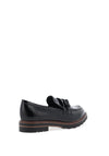Marco Tozzi Patent Loafers, Black