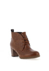 Marco Tozzi Block Heel Desert Boots, Cognac