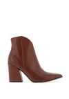 Marco Tozzi Pointed Toe Heeled Boots, Cognac