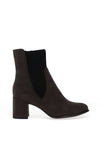 Marco Tozzi Faux Suede Heeled Ankle Boots, Grey