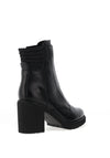 Marco Tozzi Faux Zip Front Heeled Boots, Black
