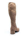 Marco Tozzi Soft Faux Suede Knee High Sock Boots, Taupe