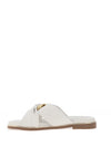 Marco Tozzi Leather Criss Cross Mules, White