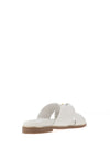 Marco Tozzi Leather Criss Cross Mules, White