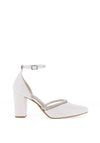 Marco Tozzi Rope Diamante Heeled Shoes, White