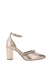 Marco Tozzi Rope Diamante Heeled Shoes, Champagne