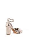 Marco Tozzi Rope Diamante Heeled Shoes, Champagne