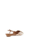 Lodi Como Cow Print Embellished Pumps, Tan