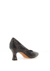 Marco Tozzi Faux Snake Court Heels, Grey