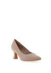 Marco Tozzi Faux Suede Court Heels, Taupe