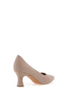 Marco Tozzi Faux Suede Court Heels, Taupe