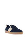 Marco Tozzi Faux Suede Side Zip Trainers, Navy