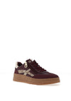Marco Tozzi Chunky X Platform Trainers, Wine