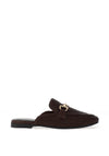 Marco Tozzi Weave Mule Flat Shoes, Brown