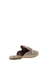 Marco Tozzi Weave Mule Flat Shoes, Gold