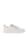 Marco Tozzi Platform Trainers, White & Rose Gold
