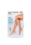Marie Claire Extra Wide Comfort Top Knee High 20DEN, Natural