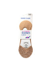 Marie Claire Lace Cotton Footies, Natural