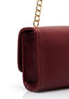 Valentino Handbags Divina Box Flap Over Mini Bag, Burgundy