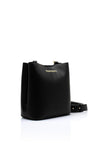 Valentino Faith Smooth Medium Bucket Bag, Black