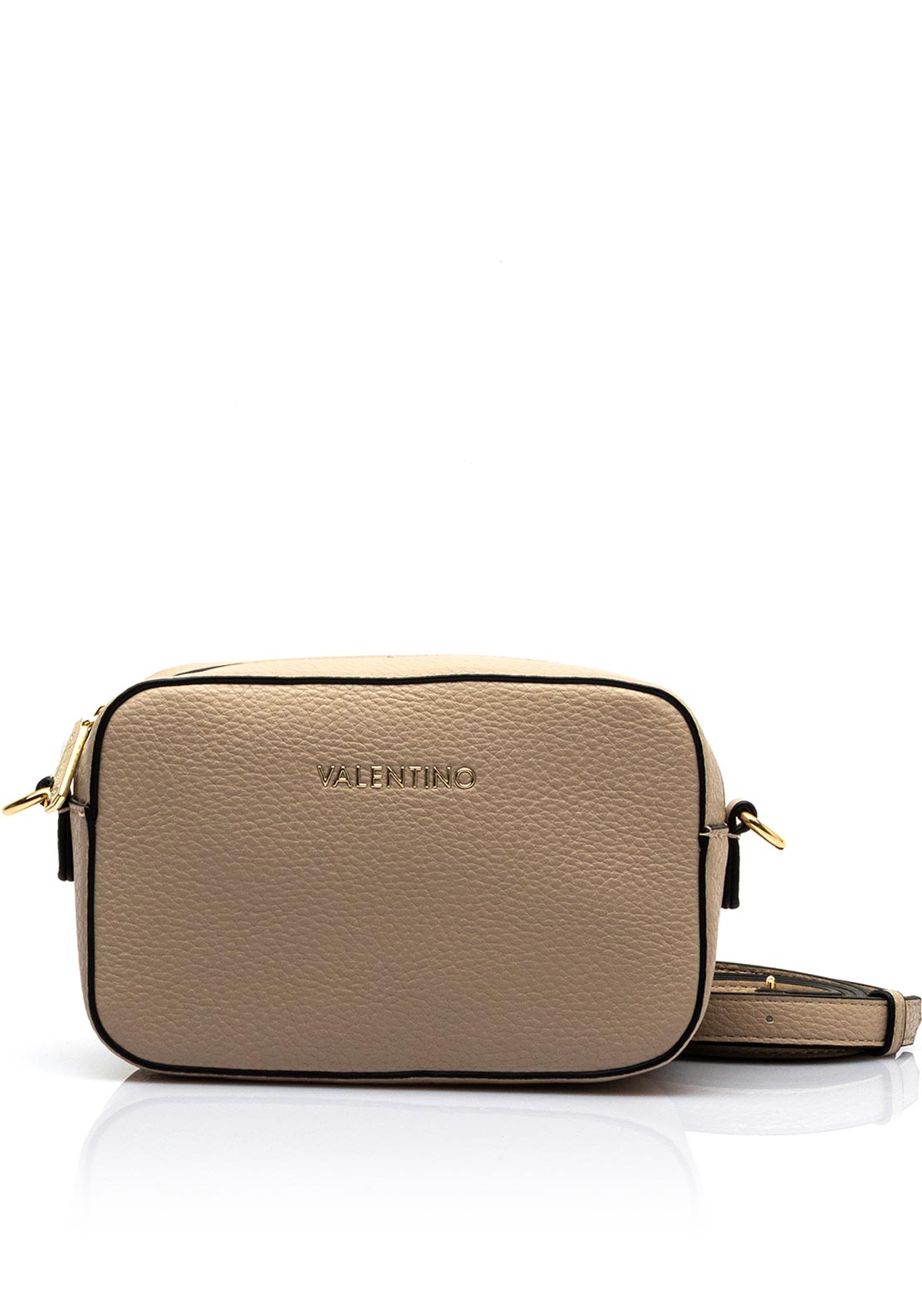 Valentino Fall Re Camera Crossbody Bag, Beige