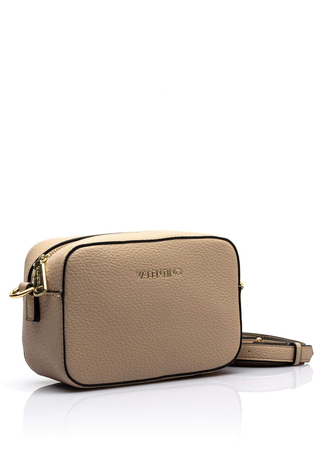 Valentino Fall Re Camera Crossbody Bag, Beige
