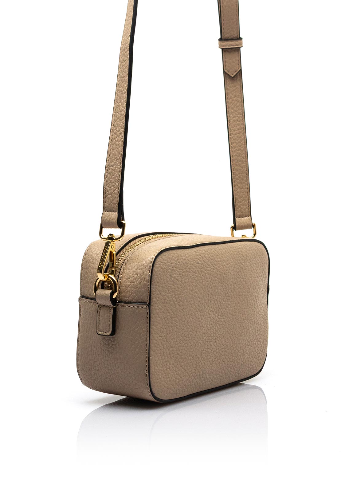 Valentino Fall Re Camera Crossbody Bag, Beige