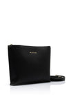 Valentino Fall Pebbled Faux Leather Crossbody Bag, Black