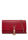 Valentino Divina Textured Clutch Bag, Red