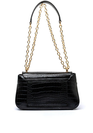 Valentino Afrodite Flap Bag, Black