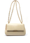 Valentino Afrodite Flap Bag, Cream