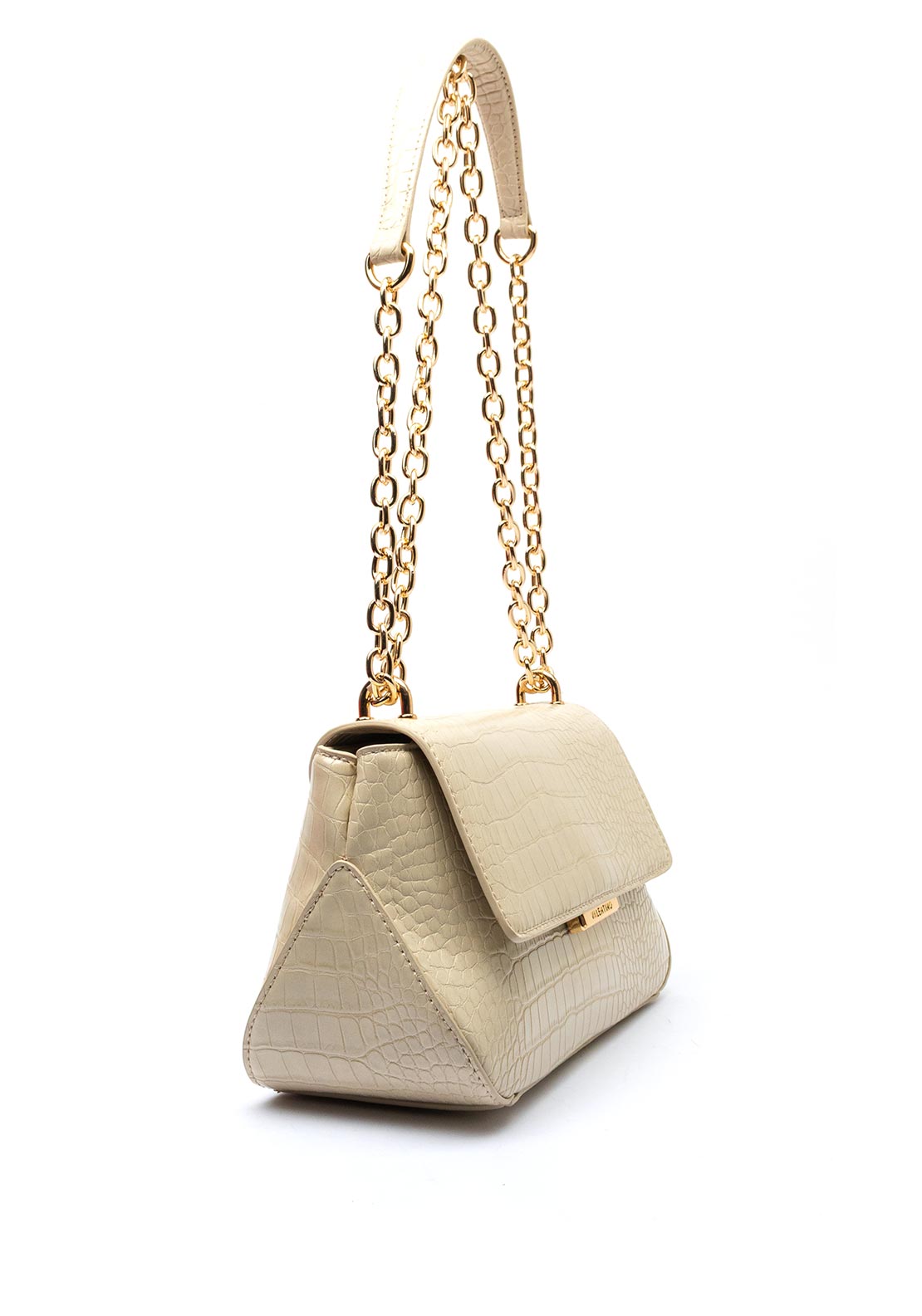 Valentino Afrodite Flap Bag, Cream