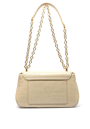Valentino Afrodite Flap Bag, Cream