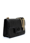 Valentino Melia Flap Bag, Black