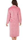 Marlon Diamond Print Embossed Robe, Pink
