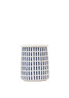 Mary Berry At Home Striped Coffee Canister, Blue