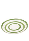 Mary Berry At Home Striped Dinner Plate, Green