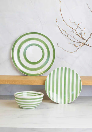 Mary Berry At Home 12 Piece Dinner Set, Green