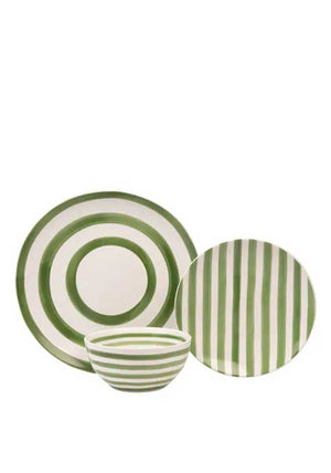 Mary Berry At Home 12 Piece Dinner Set, Green