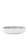 Mary Berry At Home Patterned Pasta Bowl, Blue